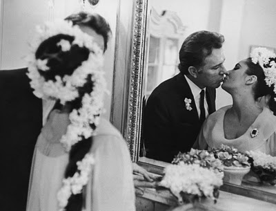 Photo:  Richard Burton & Elizabeth Taylor on their wedding day March 15th 1964